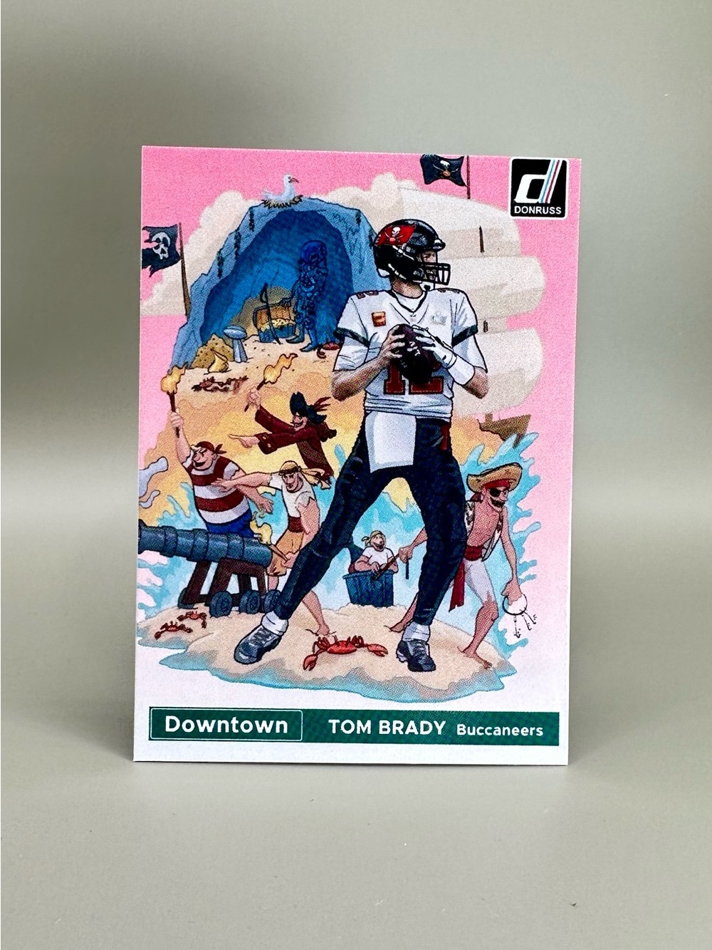 Tom Brady 2021 Panini Downtown #DT-23 Novelty Football Card.